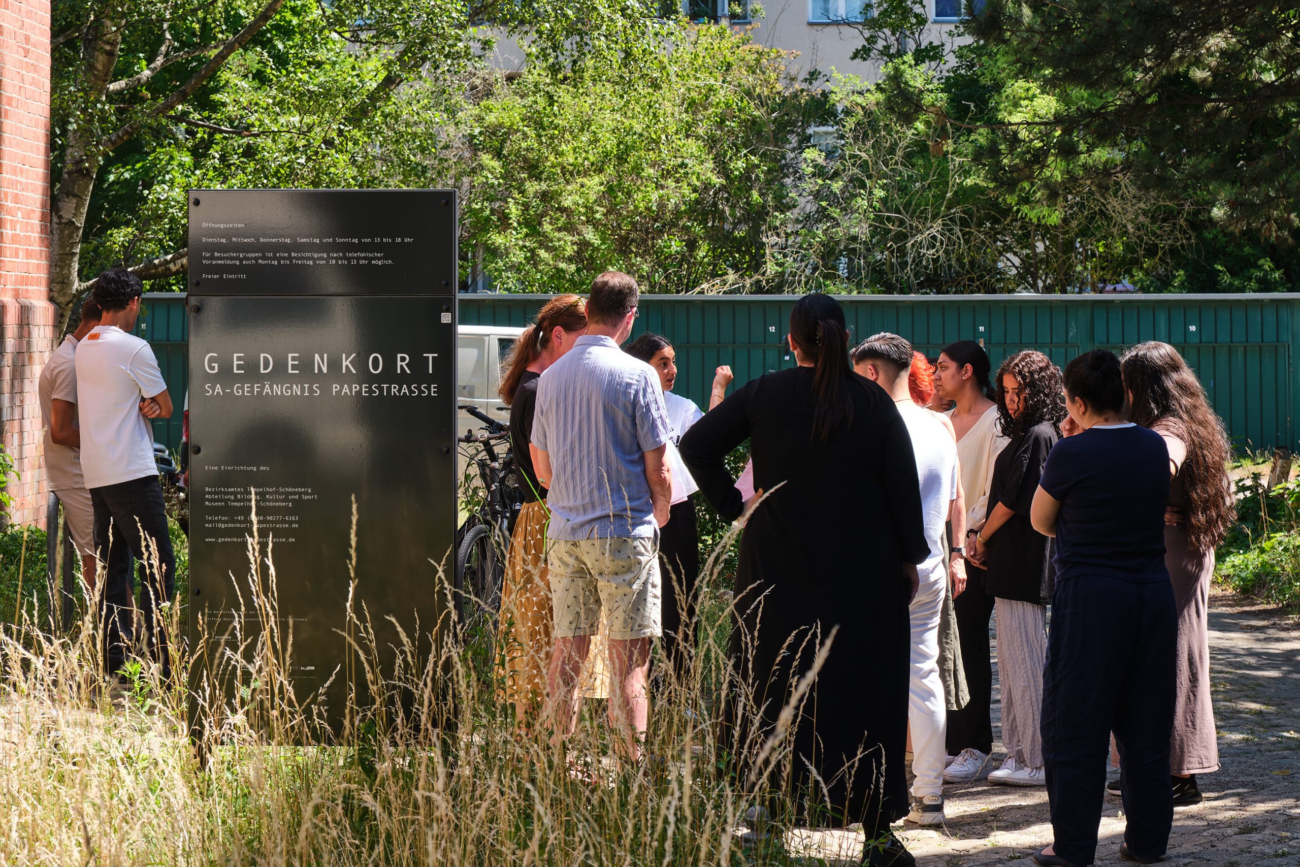 Präsentation der Werkstatt Denkmal 2025 im Gedenkort SA-Gefängnis Papestraße zum Tag des Offenen Denkmals