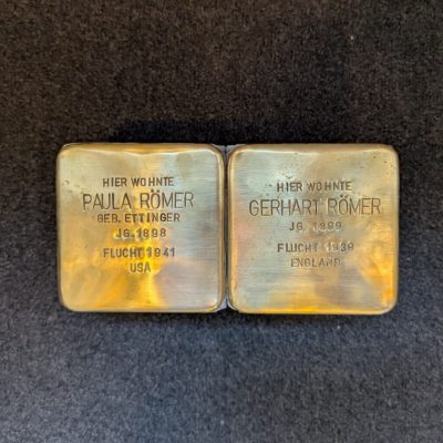 Stolpersteinverlegung