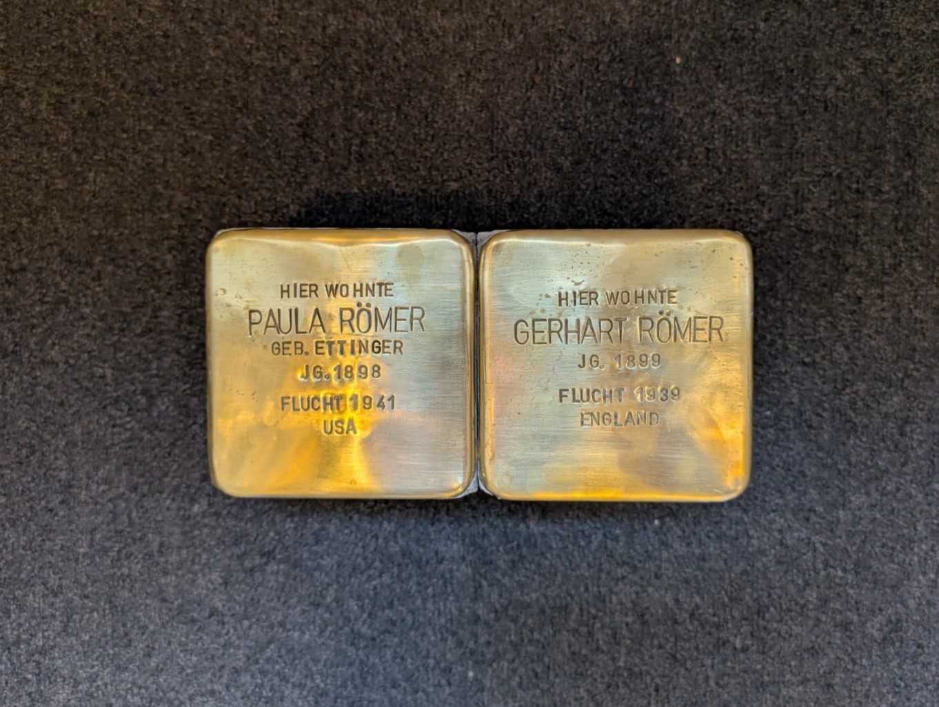 Stolpersteinverlegung