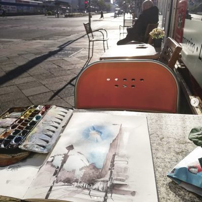 BezirksTOUR: Urban sketching – Skizzierte Momentaufnahmen in Schöneberg